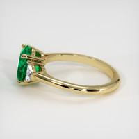 3.00 Ct. Emerald Ring, 18K Yellow Gold 4