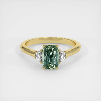 1.63 Ct. Sapphire Ring, 18K Yellow Gold 1