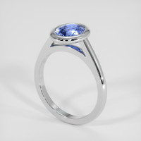 1.72 Ct. Blue Sapphire Ring, Platinum 950 2
