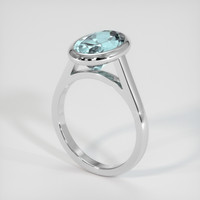 2.38 Ct. Gemstone Ring, Platinum 950 2