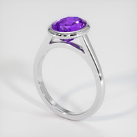 1.97 Ct. Gemstone Ring, Platinum 950 2