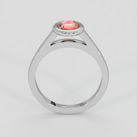 1.03 Ct. Padparadscha Sapphire Ring, Platinum 950 3