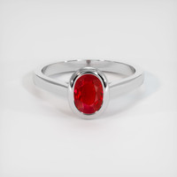 1.02 Ct. Ruby Ring, Platinum 950 1