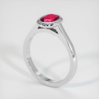 1.08 Ct. Ruby Ring, Platinum 950 2