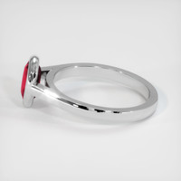 1.10 Ct. Ruby Ring, Platinum 950 4