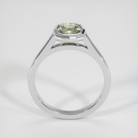 1.01 Ct. Yellowish Green Sapphire Ring, Platinum 950 3