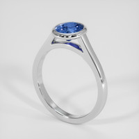1.48 Ct. Blue Sapphire Ring, Platinum 950 2