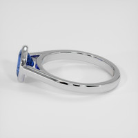 1.48 Ct. Blue Sapphire Ring, Platinum 950 4