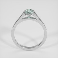 1.02 Ct. Bluish Green Sapphire Ring, Platinum 950 3