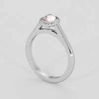 1.23 Ct. Pink Sapphire Ring, Platinum 950 2