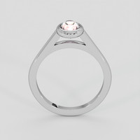 1.23 Ct. Pink Sapphire Ring, Platinum 950 3