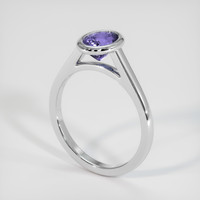 1.59 Ct. Bluish Purple Sapphire Ring, Platinum 950 2