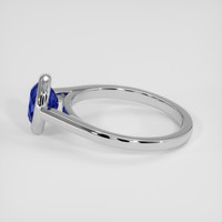 1.48 Ct. Blue Sapphire Ring, Platinum 950 4