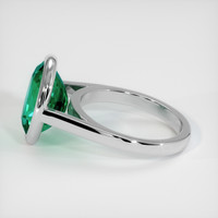 3.70 Ct. Emerald Ring, Platinum 950 4