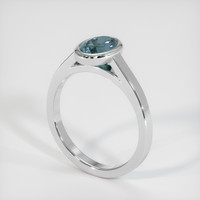 0.98 Ct. Sapphire Ring, Platinum 950 2