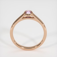 0.25 Ct. Sapphire Ring, 14K Rose Gold 3