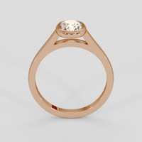 1.60 Ct. Padparadscha Sapphire Ring, 14K Rose Gold 3