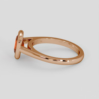 1.62 Ct. Padparadscha Sapphire Ring, 14K Rose Gold 4
