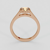 1.63 Ct. Padparadscha Sapphire Ring, 18K Rose Gold 3