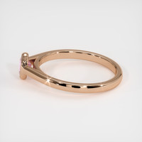 0.25 Ct. Sapphire Ring, 18K Rose Gold 4