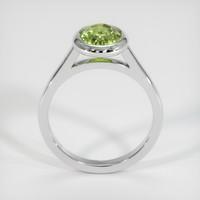 1.66 Ct. Green Tourmaline Ring, 10K White Gold 3