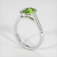1.70 Ct. Chrome Diopside Ring, 10K White Gold 2