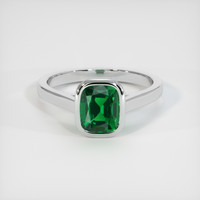 1.53 Ct. Tsavorite Garnet Ring, 10K White Gold 1