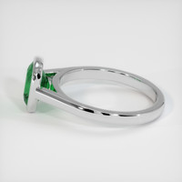 1.53 Ct. Tsavorite Garnet Ring, 10K White Gold 4
