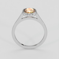 3.04 Ct. Padparadscha Sapphire Ring, 10K White Gold 3
