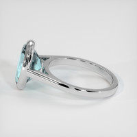 2.38 Ct. Gemstone Ring, 14K White Gold 4