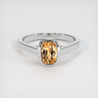 1.11 Ct. Gemstone Ring, 14K White Gold 1