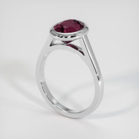 2.83 Ct. Gemstone Ring, 14K White Gold 2