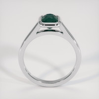 1.14 Ct. Bluish Green Sapphire Ring, 14K White Gold 3