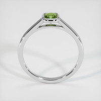 0.86 Ct. Green Sapphire Ring, 14K White Gold 3