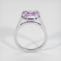 5.09 Ct. Purplish Pink Sapphire Ring, 14K White Gold 3
