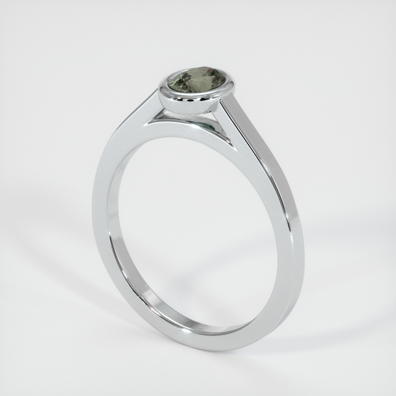 ☆nff☆ color shop ringgreen nff1 Sapphire Ring 0.49 Ct. 14K White Gold | The Natural Sapphire