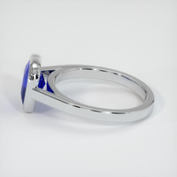 4.13 Ct. Sapphire Ring, 18K White Gold 4
