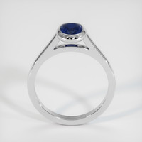 0.89 Ct. Sapphire Ring, 18K White Gold 3