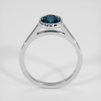 1.53 Ct. Blue Spinel Ring, 18K White Gold 3