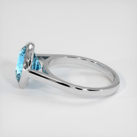 2.39 Ct. Gemstone Ring, 18K White Gold 4