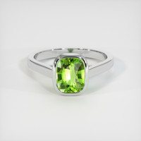 1.70 Ct. Gemstone Ring, 18K White Gold 1