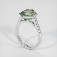 3.56 Ct. Sapphire Ring, 18K White Gold 2