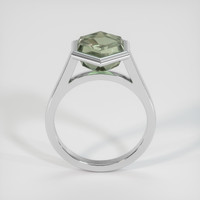 3.56 Ct. Sapphire Ring, 18K White Gold 3