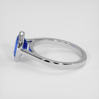 1.91 Ct. Blue Sapphire Ring, 18K White Gold 4
