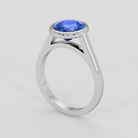 2.50 Ct. Bi Color / Parti Sapphire Ring, 18K White Gold 2