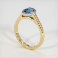 1.20 Ct. Gemstone Ring, 18K White & Yellow 2