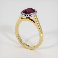 2.83 Ct. Gemstone Ring, 18K White & Yellow 2