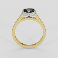 1.74 Ct. Multi Color Sapphire Ring, 18K White & Yellow 3