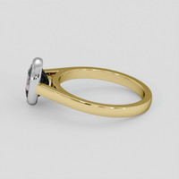 1.74 Ct. Multi Color Sapphire Ring, 18K White & Yellow 4