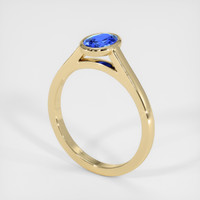 0.96 Ct. Bi Color Sapphire Ring, 10K Yellow Gold 2